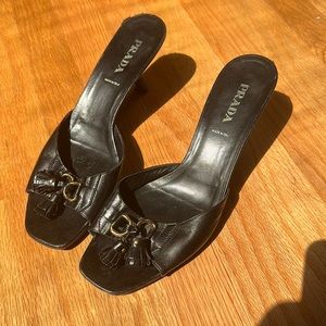 Vintage Authentic Prada Kitten Heels
